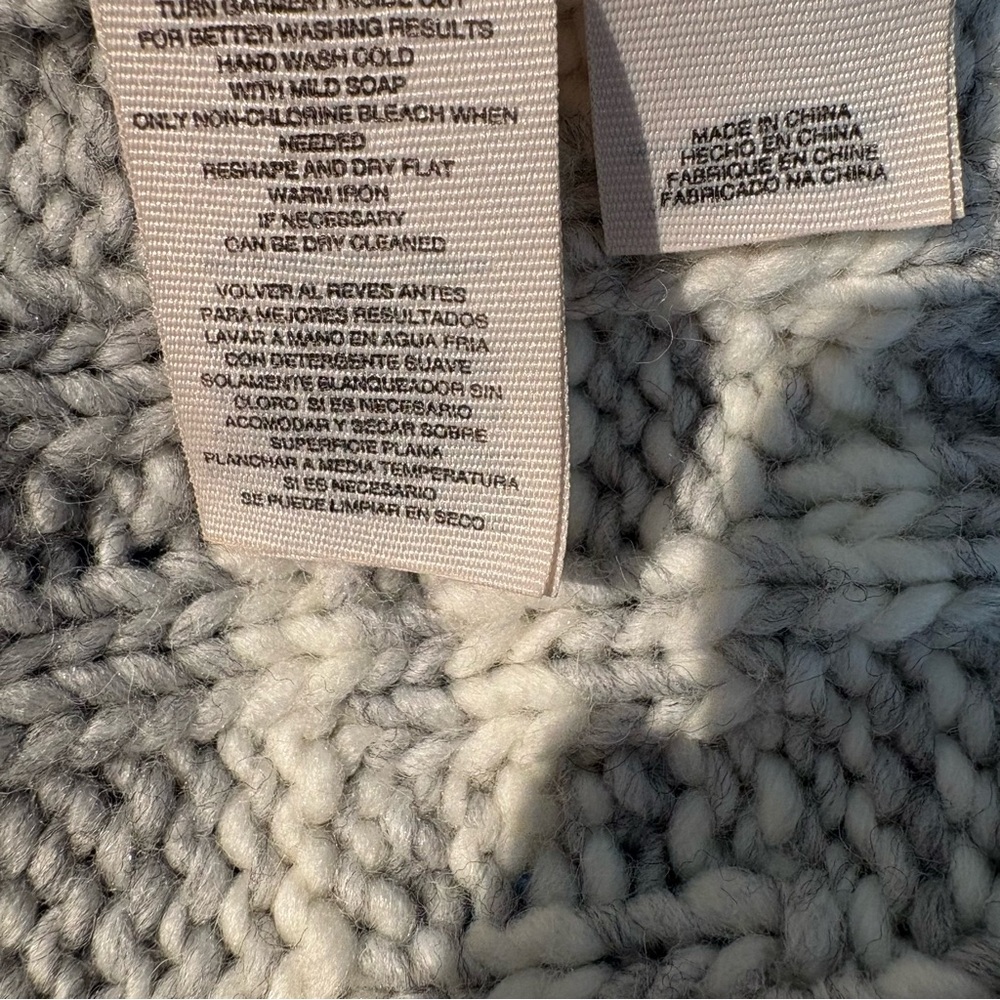 RACHEL Rachel Roy Textured Gray Cardigan S - Picture 8 of 9